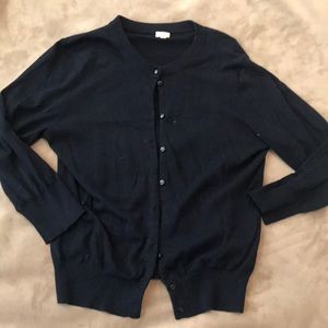 Jcrew navy cardigan